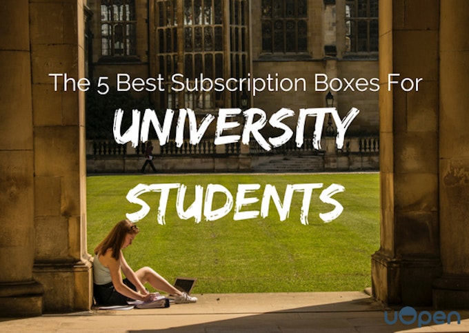 The 5 Best Subscription Boxes For University Students Header