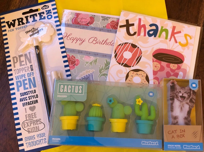 Ink Drops Stationery Selection Box | Staff Review Header