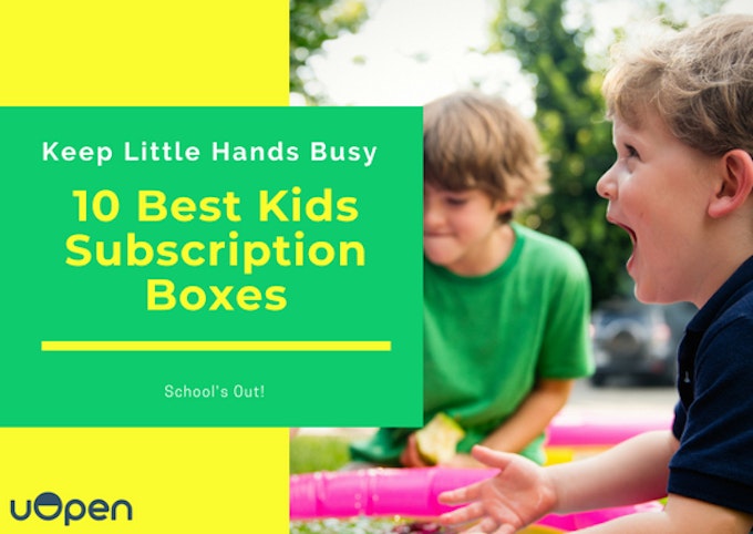 The 10 Best Kids Subscription Boxes Header