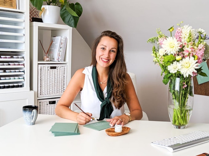 Jenni Liandu Calligraphy | Meet The Maker Header
